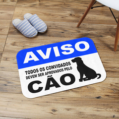 Tapete Decorativo Aprovados pelo Cão na internet