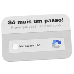 Tapete Decorativo Captcha Eu não sou um Robô