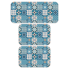 Imagem do Kit Tapetes de Cozinha Azulejo Português - 3 peças