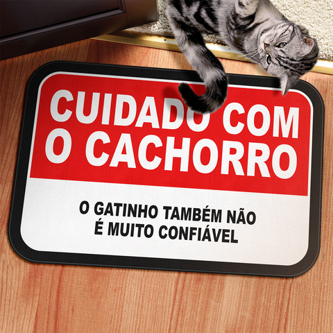 Jogo Americano Gatinho Ranzinza Eu como quanto quiser - 2 peças