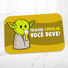 Tapete DrPepper Mestre MiniOda Trazer Cerveja você deve - Geleia Presentes Criativos, Diferentes, Legais e Originais