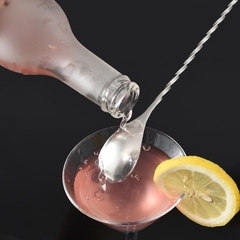 Colher Bailarina Bebidas Sucos Coquetel em Aço Inox 28 cm na internet