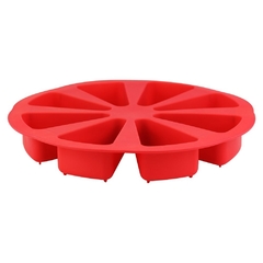 Forma de Bolo Tortas Fatias Separadas em Silicone 27 cm - comprar online