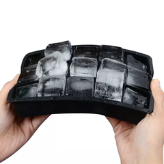 Forma de Gelo em silicone Dobrável Cubos Perfeitos e fáceis - loja online