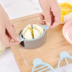 Kit Cortador Fatiador de Ovos prático fácil fatias perfeitas - comprar online