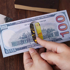 Carteira Slim Dinheiro Nota de Dólar - Geleia Presentes Criativos, Diferentes, Legais e Originais