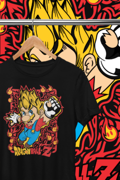 Remera Mario Saiyan