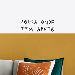 Frase adesiva de parede - Natalia Felippe