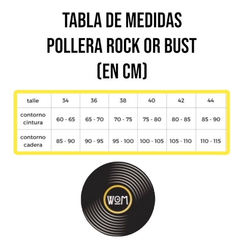 POLLERA Rock or Bust