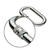 Mosquetao Oval 3m Aluminio Rosca 24kn (rmo034) Hb004595508 - comprar online