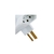 Adaptador Conversor 2p+t10a 250v Branco 57400/090 - comprar online