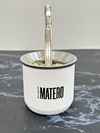 MATE ACERO MATERO BLANCO