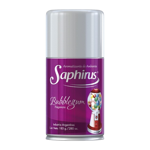 Aerosol Bubblegum Fragancias Saphirus Repuestos Aromatizador Original 280cc