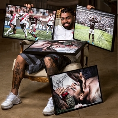 Imagem do Quadro “Glória” Autografado pelo Gabigol - Edição Limitada