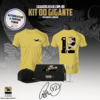 Kit do Gigante Exclusivo e Limitado – Autografado camiseta Amarela