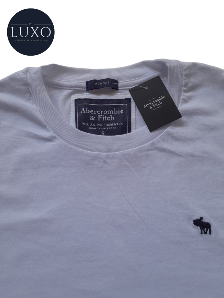 REMERA LISA BLANCA ABERCROMBIE Tienda Argentina