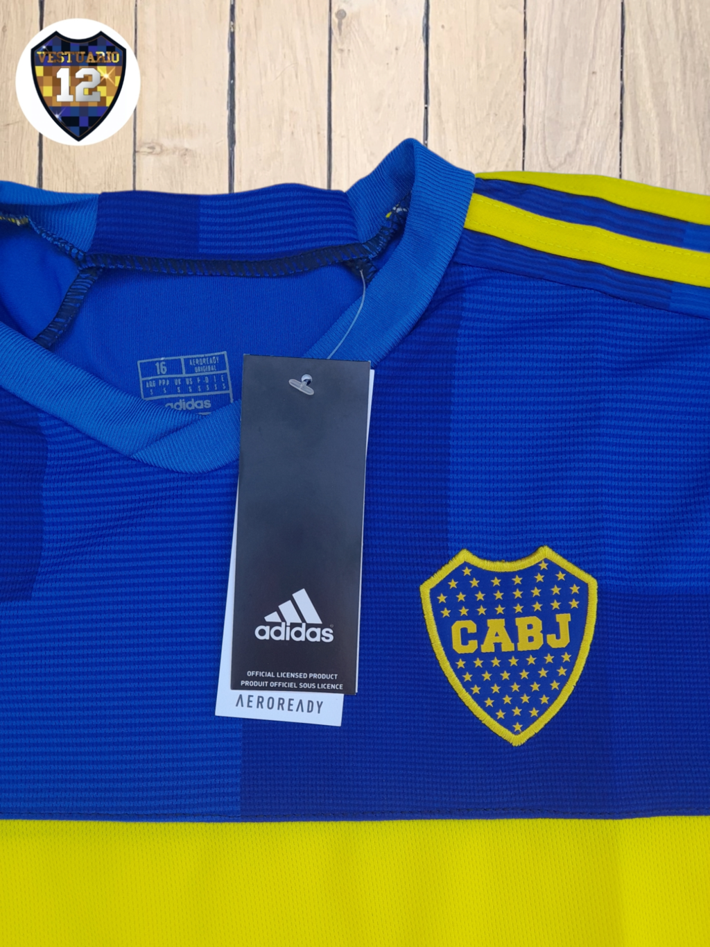 CAMISETA TITULAR DE BOCA 2023 24 PARA NINOS