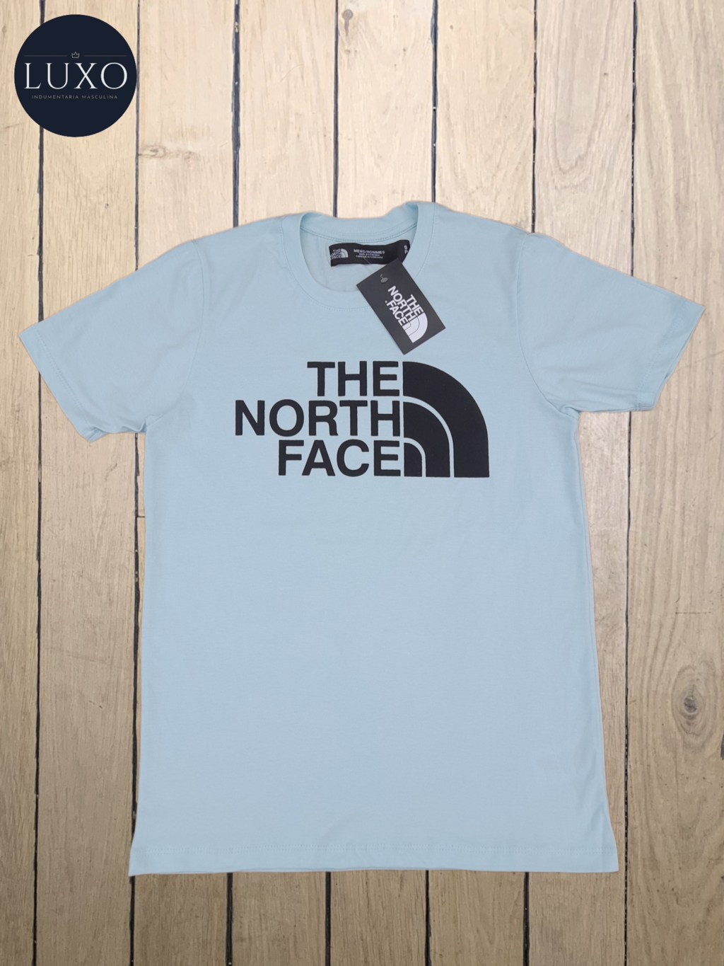 REMERA THE NORTH FACE AQUA LOGO NEGRO