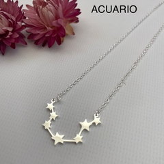 Collar Constelaciones Zodiaco (ULTIMOS! solo Virgo y Acuario) en internet