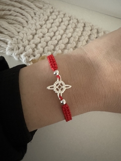 Pulsera Nudo de bruja (plata 925)