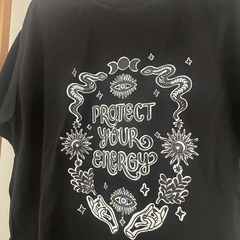Remera Protect Your Energy - (black)