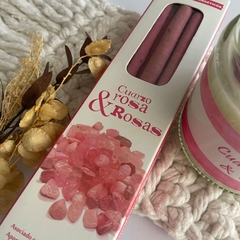 Kit Cuarzo Rosa & Rosas - comprar online