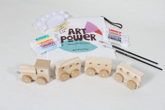 Tren de madera - ART POWER TOYS