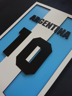 Cuadro Camiseta - Selección Argentina (Personalizado) - comprar online