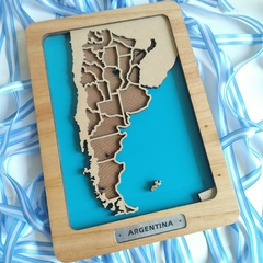 Argentina- Mapa 3D en internet