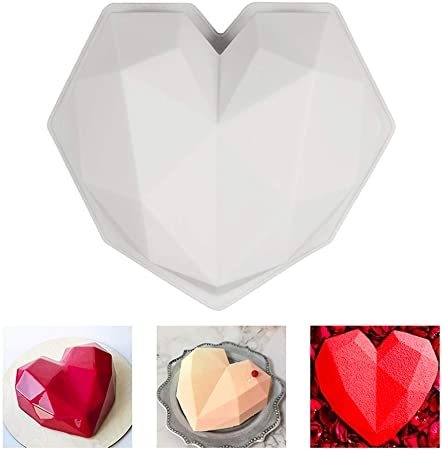 Molde silicona corazón 3D pequeño - De Todo Tienda
