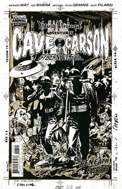 Cave Carson has a Cybernetic Eye 3 Variant Cover