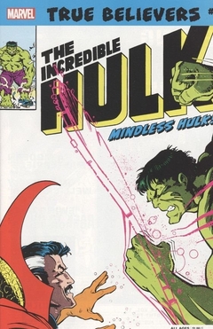 Incredible Hulk 299 Mindless Hulk - True Believers