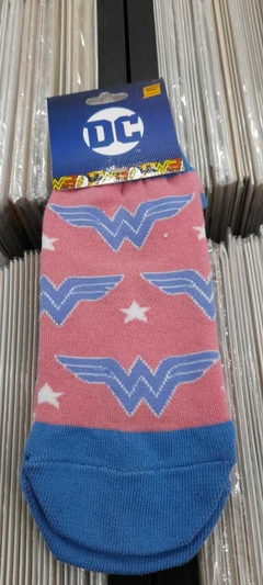 Medias Soquetes Wonder Woman Logo