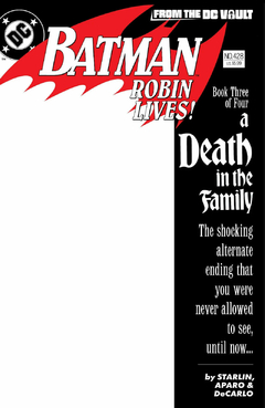 Batman 428 Robin Lives Fauxcimile Edition - Blank Variant