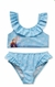 Biquini Frozen azul Disney Baby fator de proteção 50+