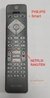 Controle Remoto para TV LED Philips com Netflix Netflix / Rakuten (Smart TV)