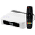 Receptor FTA athomics S3 Full HD ($540,00 via pix) IPTV com Wi-Fi - Branco / Cinza