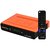 Receptor FTA Azamerica Champions Light GX Full HD com Wi-Fi HDMI / USB Bivolt - Laranja / Preto