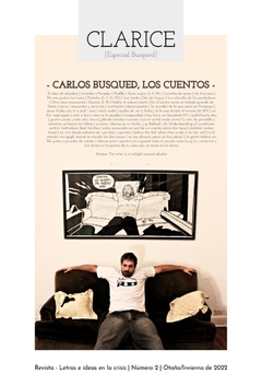 Revista Clarice N° 2. Carlos Busqued, Los cuentos