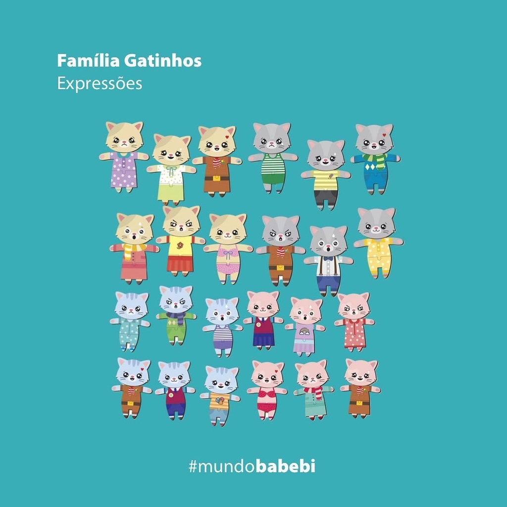 Compre Família Gatinhos - Expressões