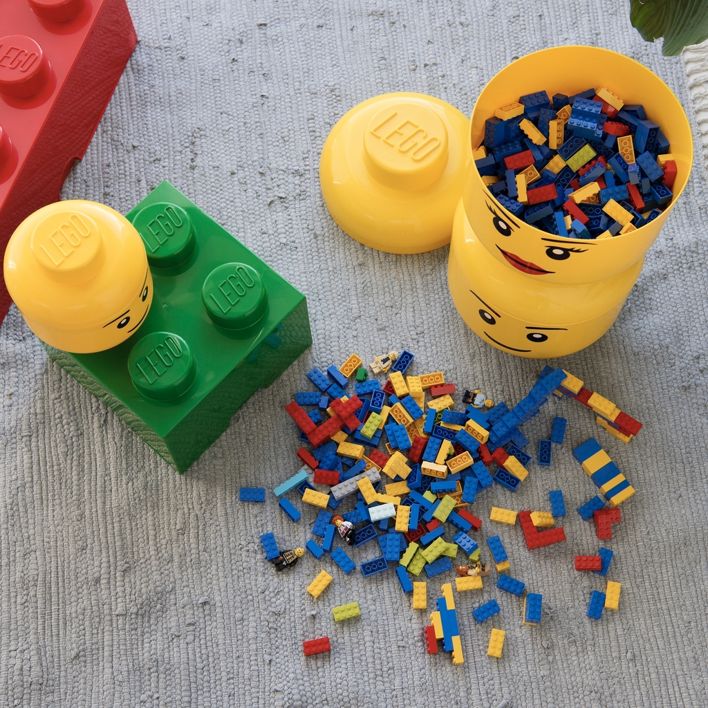 Lego Caja de Almacenamiento Cabeza Skeleton