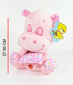 Hipopótamo C/Almohada y Sonido 11" 2 Colores - comprar online