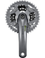 Plato Palanca Bicicleta Shimano FCM4000 40-30-22 Octalink Gris - comprar online