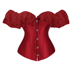 Corset Ciganinha Bordo