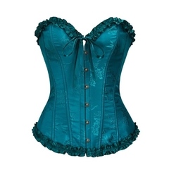 corset Azul pavão