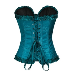 corset Azul pavão - comprar online