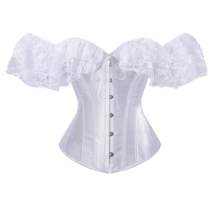 corset ciganinha branco