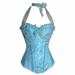 Corset Azul Perola