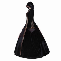 Vestido Medieval Capuz na internet