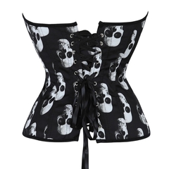 Corset Crânio Caveira - comprar online